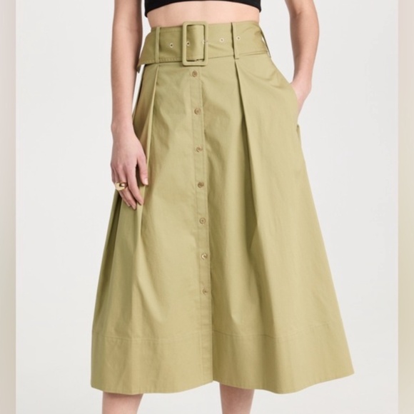 STAUD Skirt Blouse SET like new!!1 - Picture 9 of 11